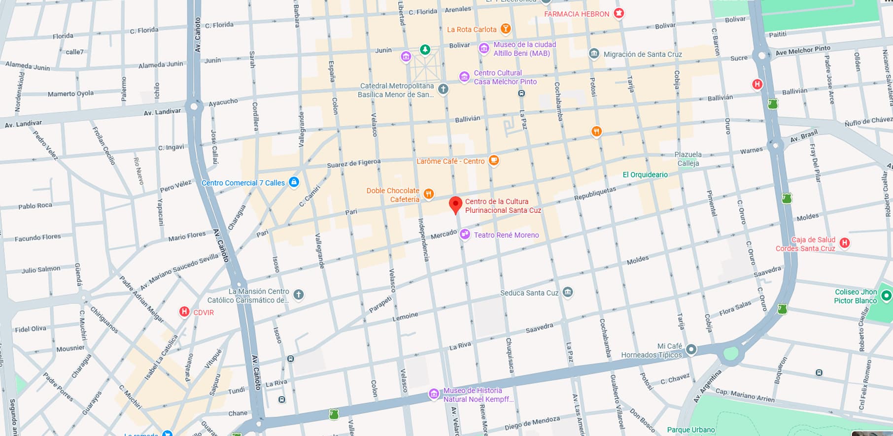 Ubicación del evento